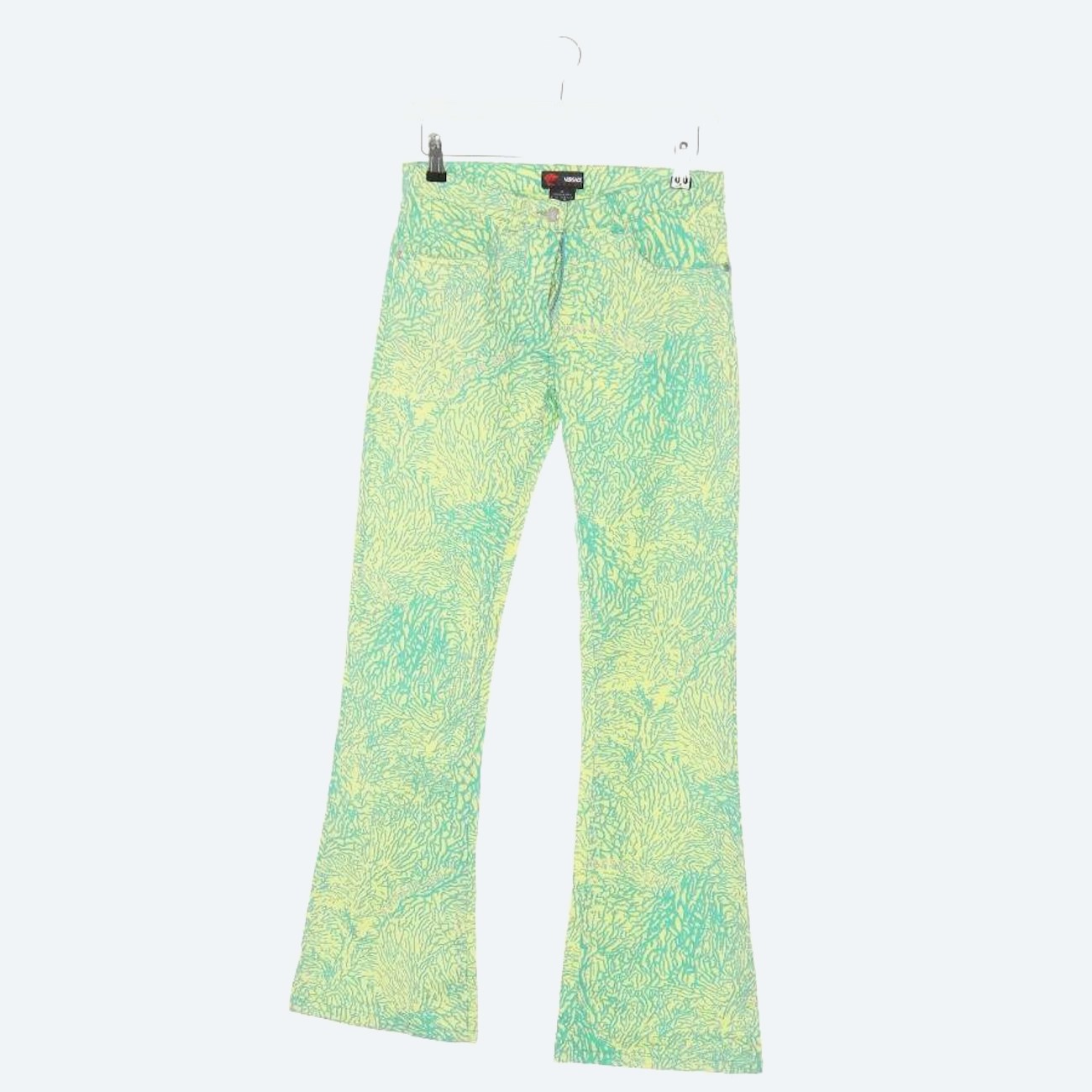 Image 1 of Trousers W25 Light Green in color Green | Vite EnVogue