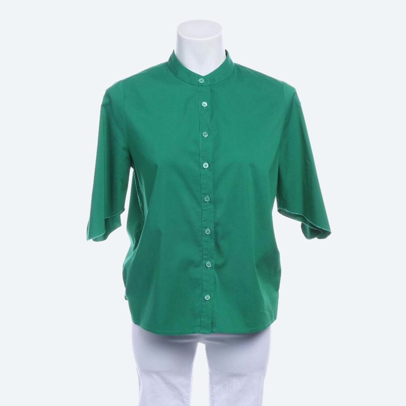 Image 1 of Shirt Blouse 36 Green in color Green | Vite EnVogue