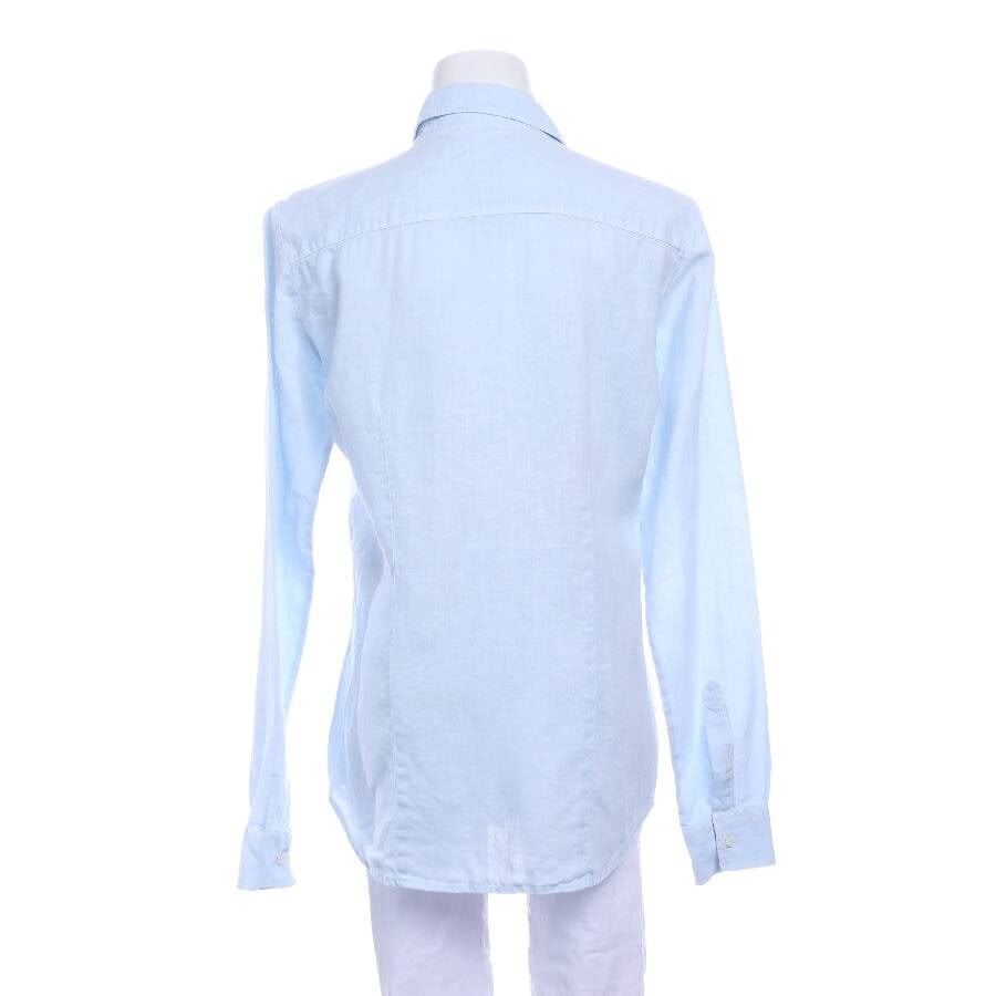 Image 2 of Linen Shirt M Light Blue in color Blue | Vite EnVogue