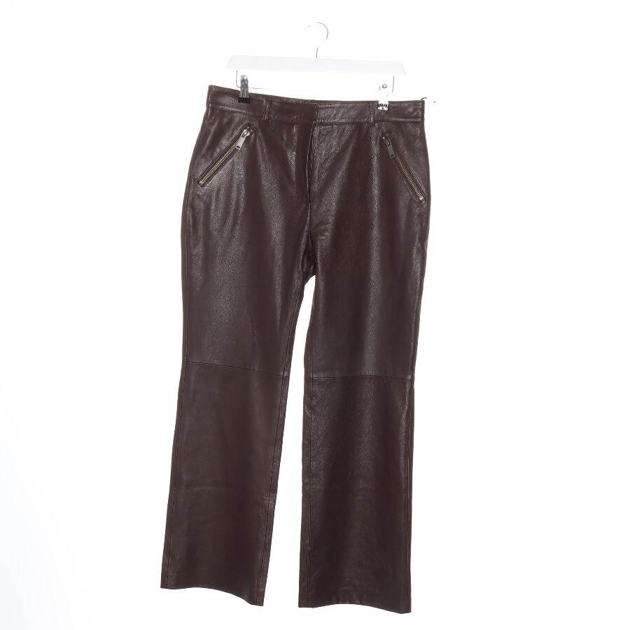 Image 1 of Leather Pants 44 Brown in color Brown | Vite EnVogue