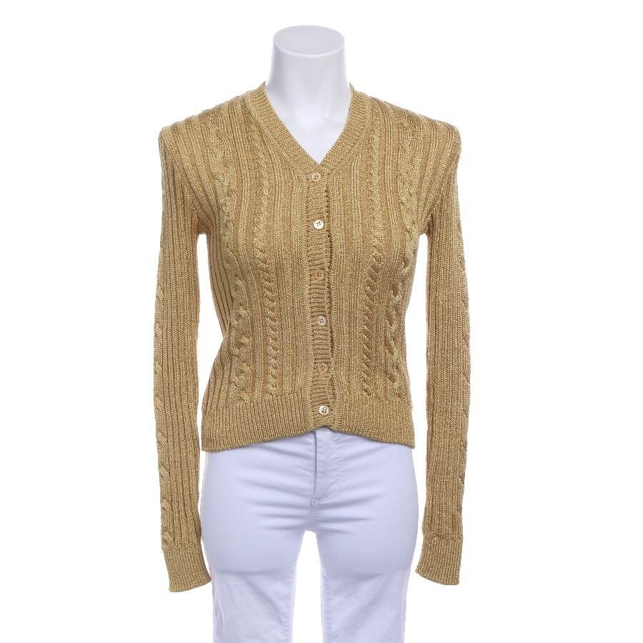 Image 1 of Cardigan 36 Mustard Yellow in color Yellow | Vite EnVogue