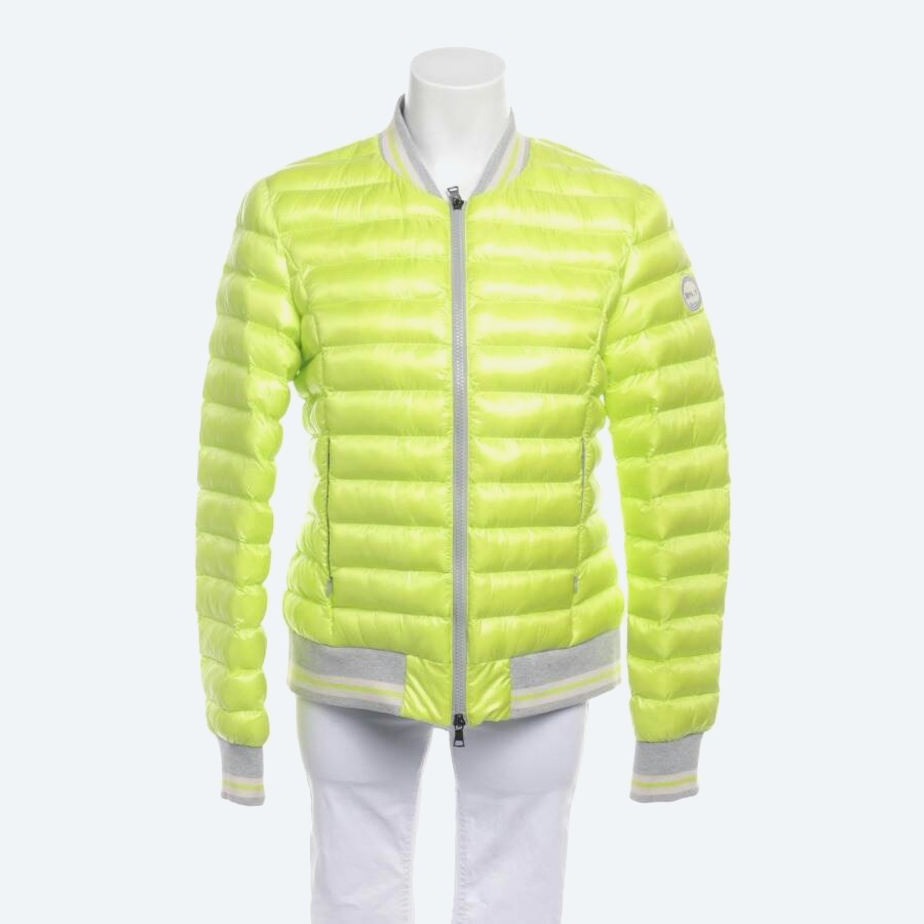 Image 1 of Quilted Jacket M Green in color Green | Vite EnVogue