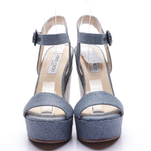 Heeled Sandals EUR38 Blue | Vite EnVogue