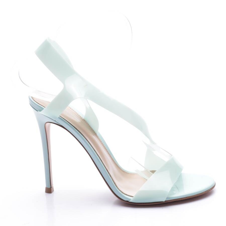 Image 1 of Heeled Sandals EUR 38.5 Light Blue in color Blue | Vite EnVogue