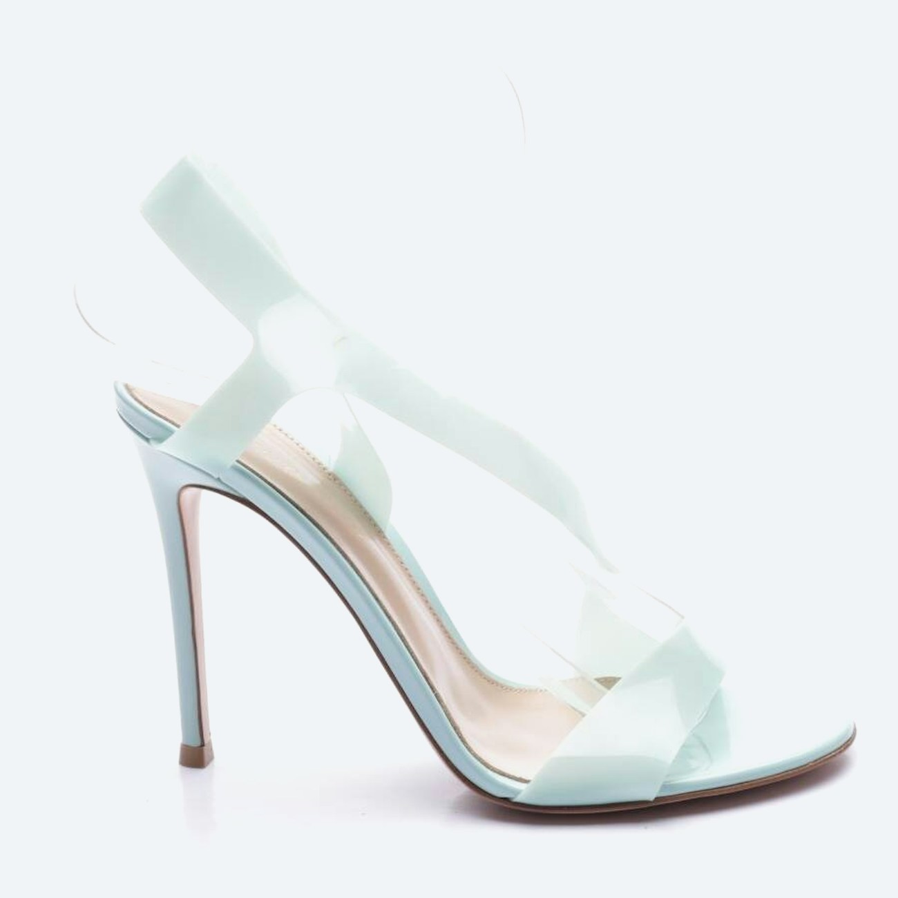 Image 1 of Heeled Sandals EUR 38.5 Light Blue in color Blue | Vite EnVogue