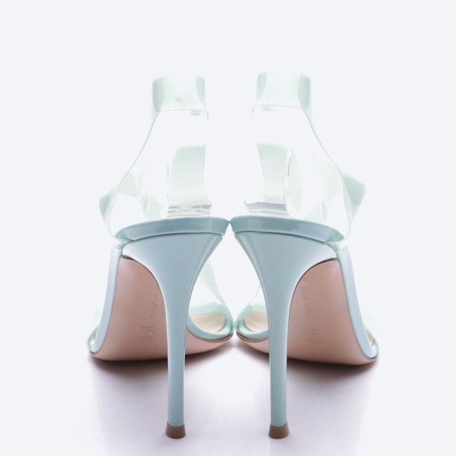 Image 3 of Heeled Sandals EUR 38.5 Light Blue in color Blue | Vite EnVogue