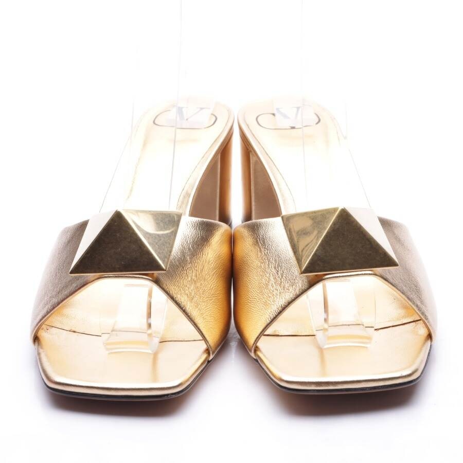 Image 2 of One Stud Heeled Sandals EUR38 Gold in color Metallic | Vite EnVogue