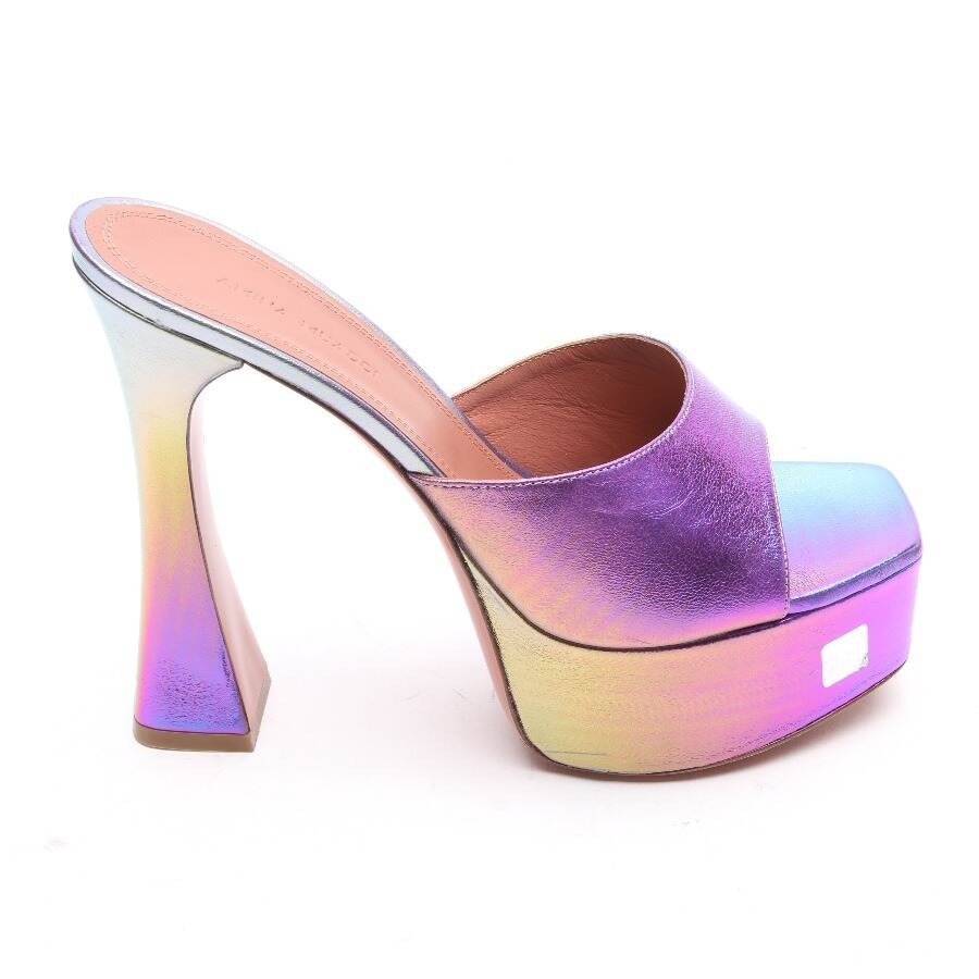 Image 1 of Heeled Sandals EUR 38.5 Multicolored in color Multicolored | Vite EnVogue