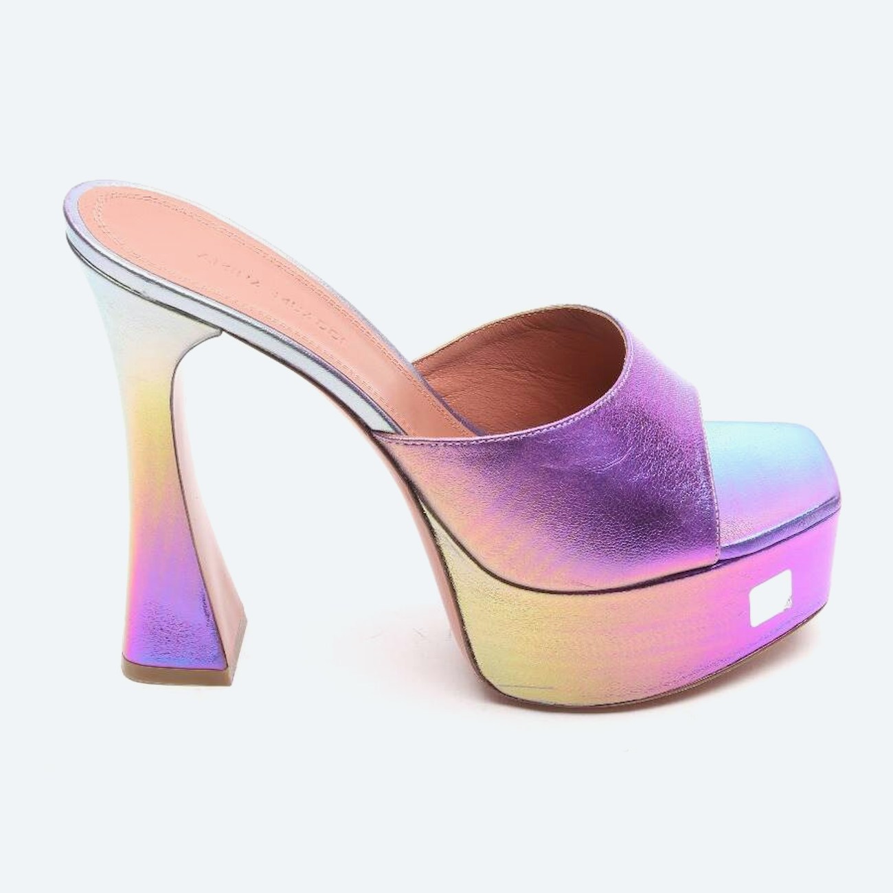 Image 1 of Heeled Sandals EUR 38.5 Multicolored in color Multicolored | Vite EnVogue