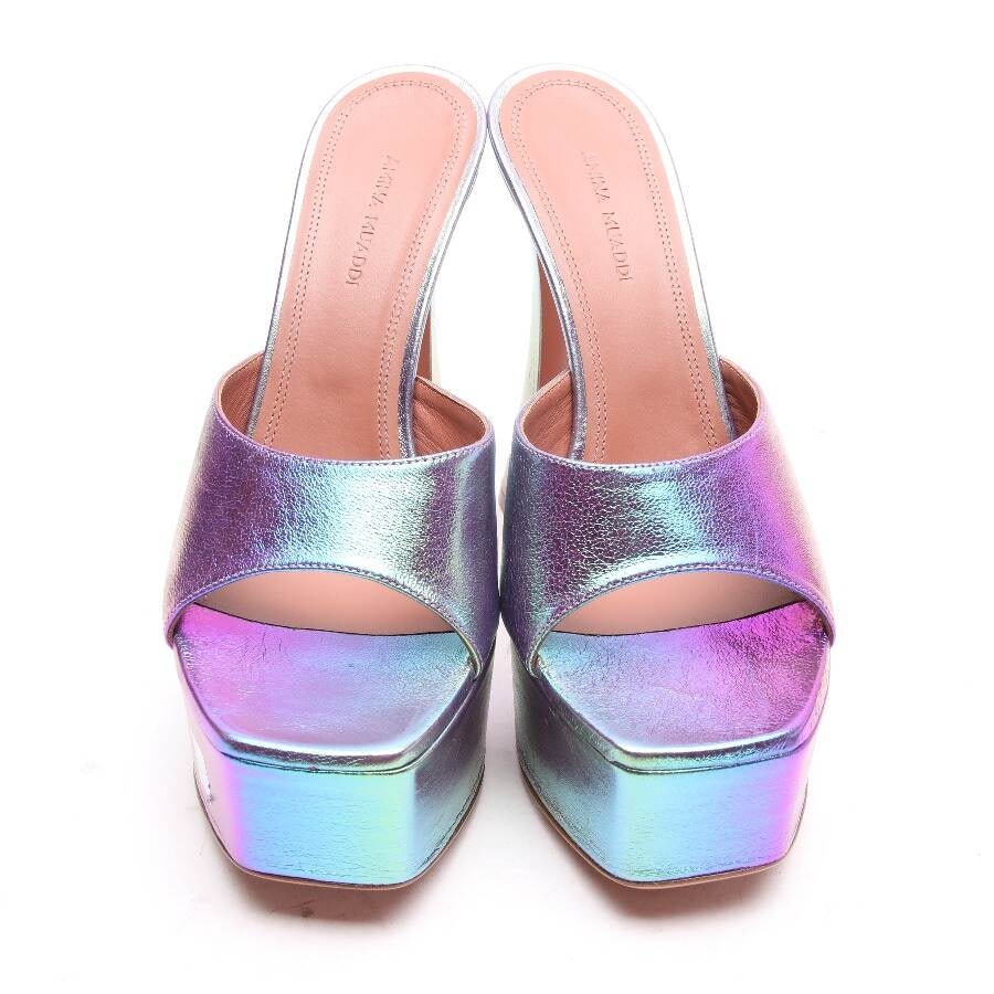 Image 2 of Heeled Sandals EUR 38.5 Multicolored in color Multicolored | Vite EnVogue