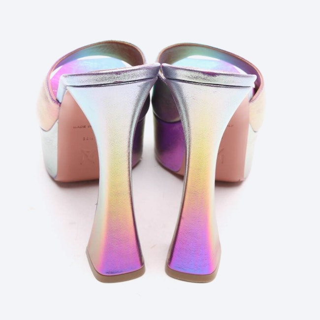 Image 3 of Heeled Sandals EUR 38.5 Multicolored in color Multicolored | Vite EnVogue