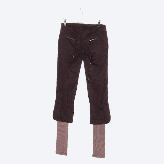 Image 2 of Trousers 34 Dark Brown in color Brown | Vite EnVogue