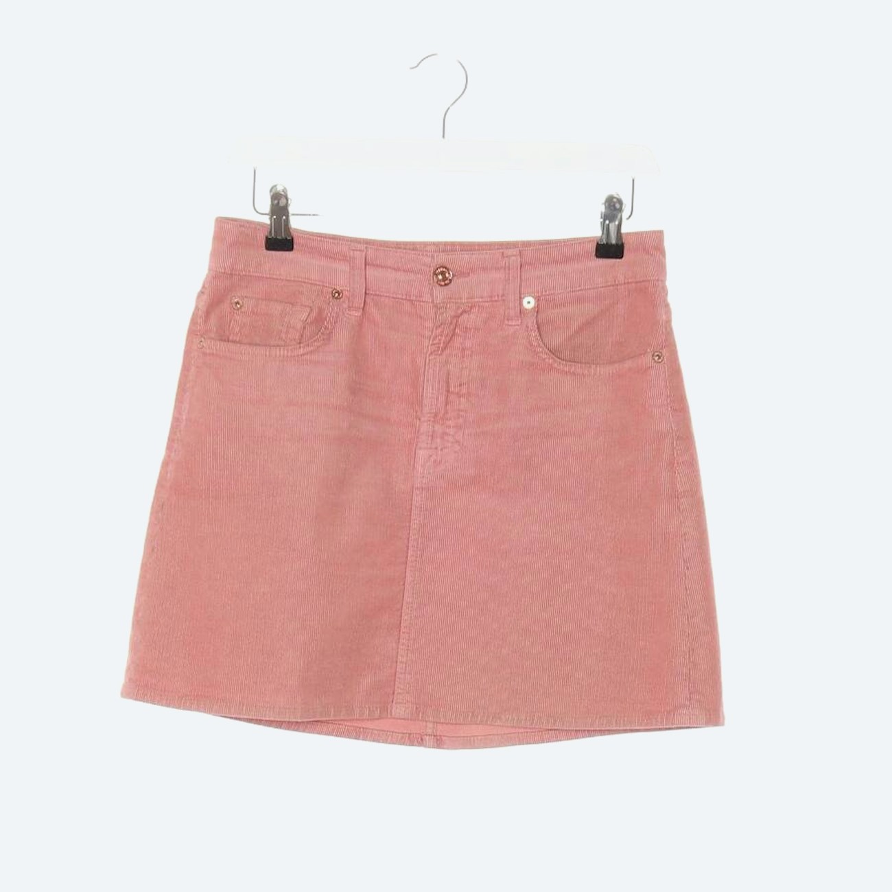 Image 1 of Corduroy Skirt W27 Light Pink in color Pink | Vite EnVogue