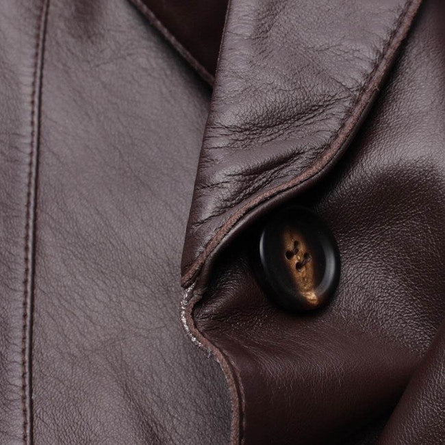 Image 3 of LeatherJacket 32 Dark Brown in color Brown | Vite EnVogue