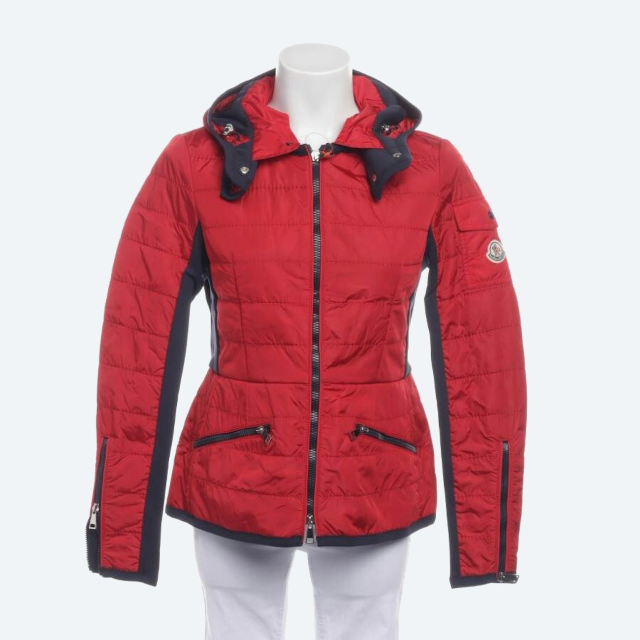 Image 1 of Quilted Jacket 40 Red in color Red | Vite EnVogue