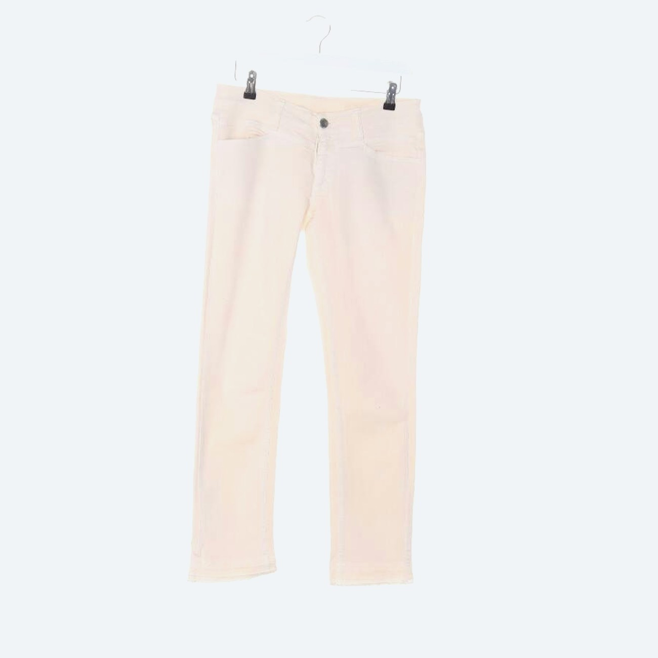 Image 1 of Jeans Straight Fit W29 Cream in color White | Vite EnVogue