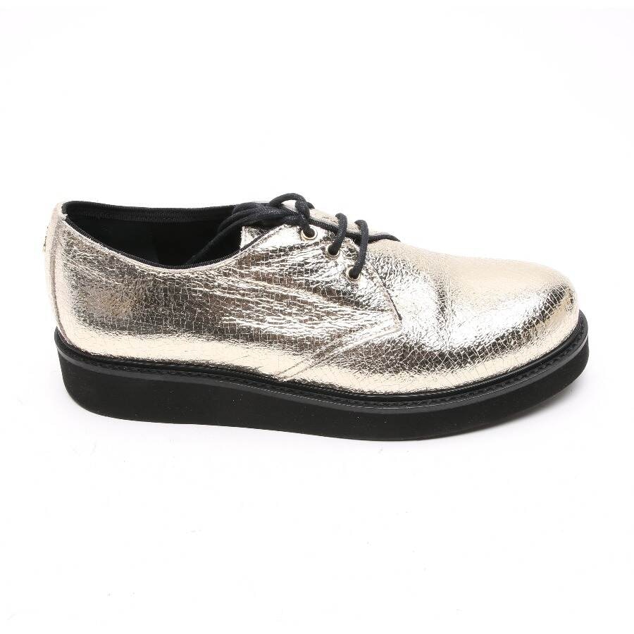 Image 1 of Loafers EUR38 Gold in color Metallic | Vite EnVogue