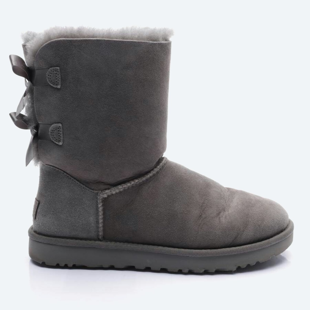 Image 1 of Bailey Bow Ankle Boots EUR 39 Gray in color Gray | Vite EnVogue