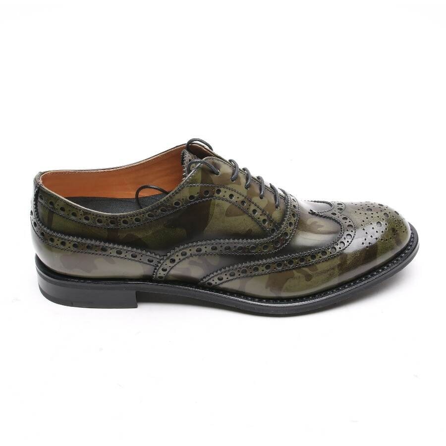 Image 1 of Lace-Up Shoes EUR 39.5 Camouflage in color Green | Vite EnVogue