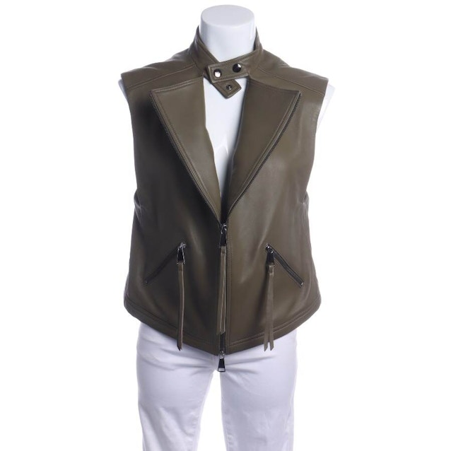 Image 1 of Leather Vest 40 Green | Vite EnVogue