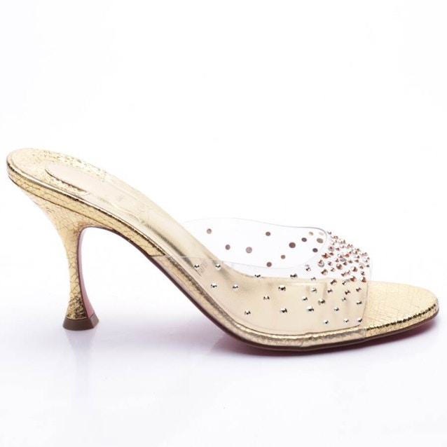 Image 1 of Heeled Sandals EUR 39.5 Gold | Vite EnVogue