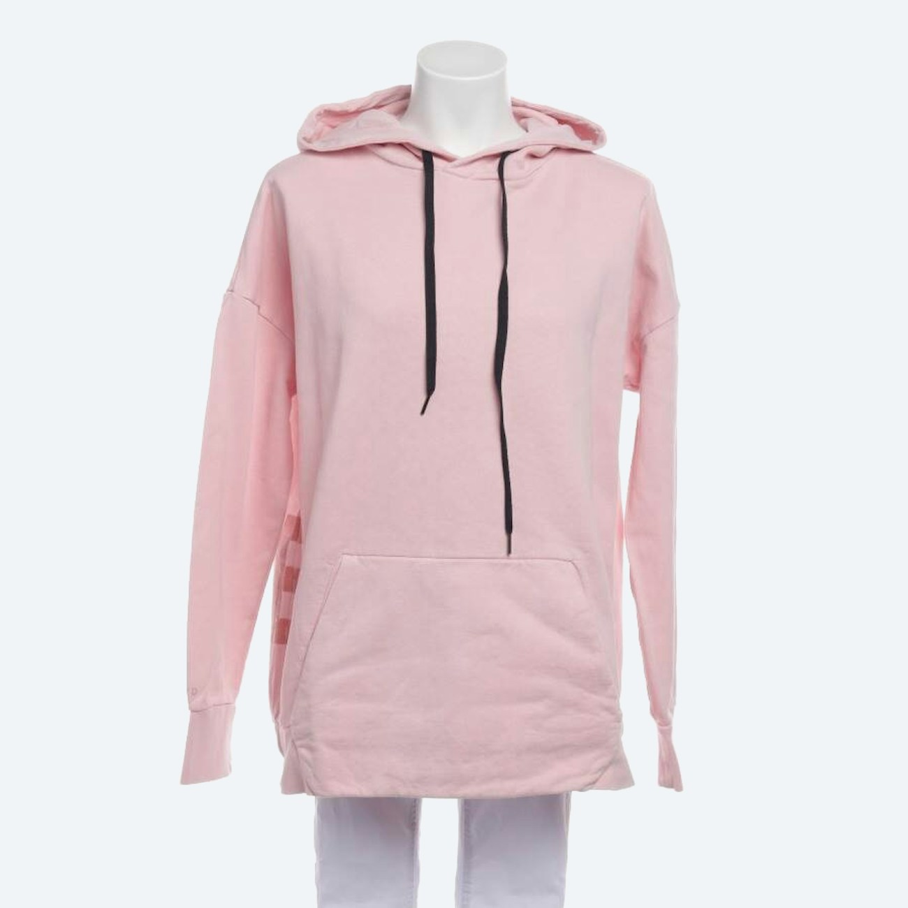 Image 1 of Hooded Sweatshirt M Light Pink in color Pink | Vite EnVogue