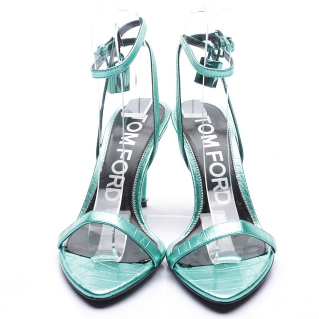 Heeled Sandals EUR38 Turquoise | Vite EnVogue