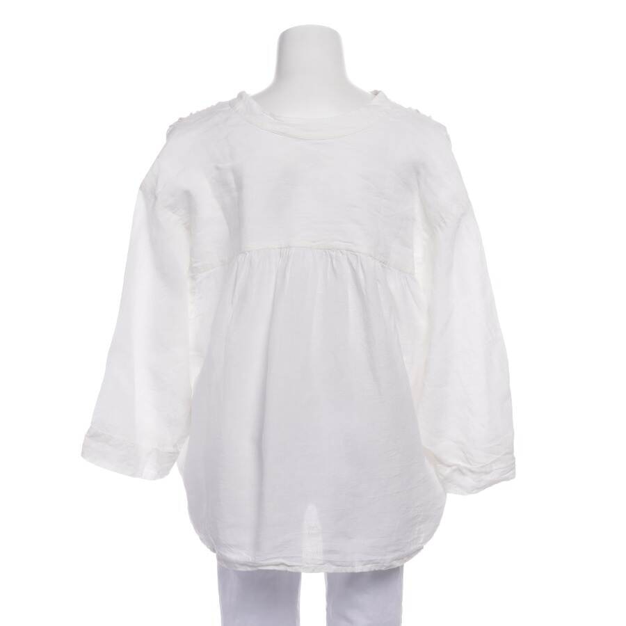 Image 2 of Linen Blouse S White in color White | Vite EnVogue