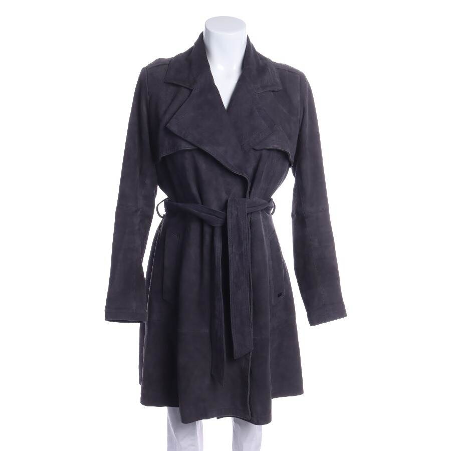 Image 1 of Leather Coat S Gray in color Gray | Vite EnVogue