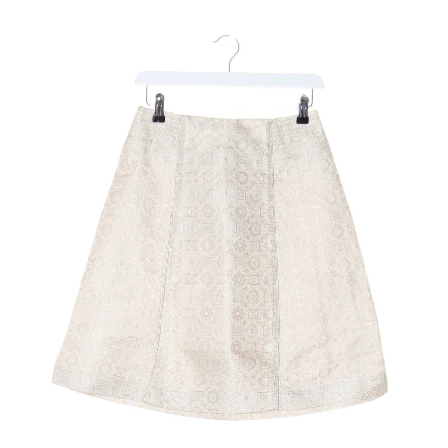 Image 1 of Skirt 34 Beige in color White | Vite EnVogue