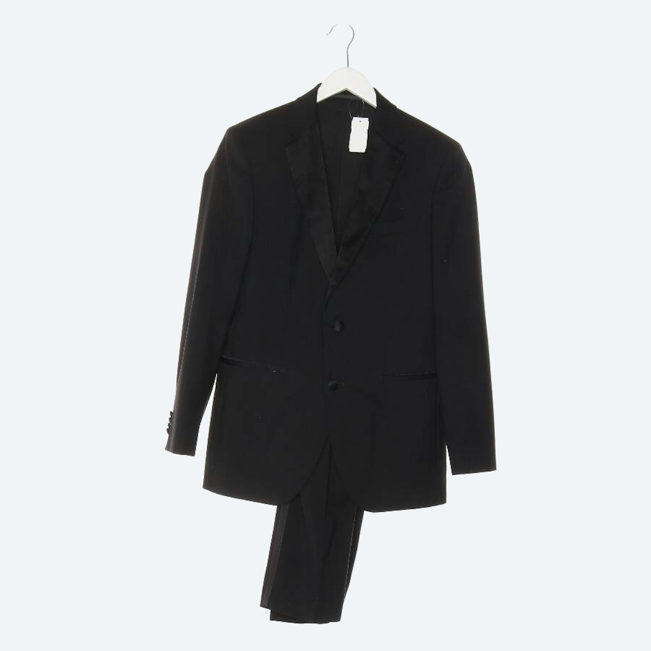 Image 1 of Wool Suit 44 Black in color Black | Vite EnVogue