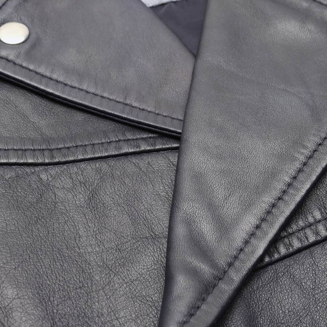 Image 3 of Leather Vest 34 Blue in color Blue | Vite EnVogue