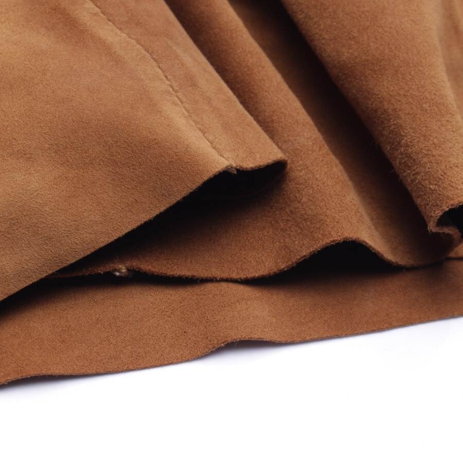 Image 3 of Leather Skirt W28 Light Brown in color Brown | Vite EnVogue