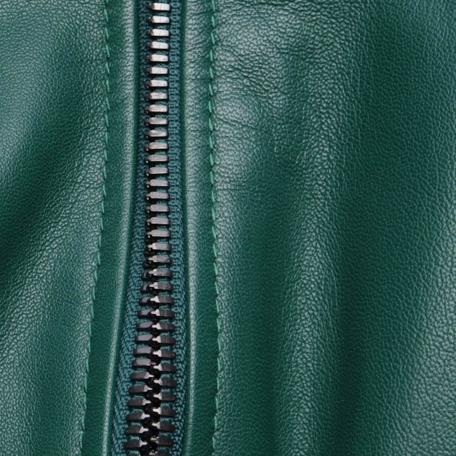 Image 4 of LeatherJacket 32 Green in color Green | Vite EnVogue