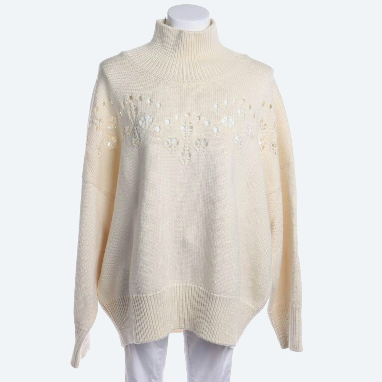 Image 1 of Wool Jumper S Cream in color White | Vite EnVogue