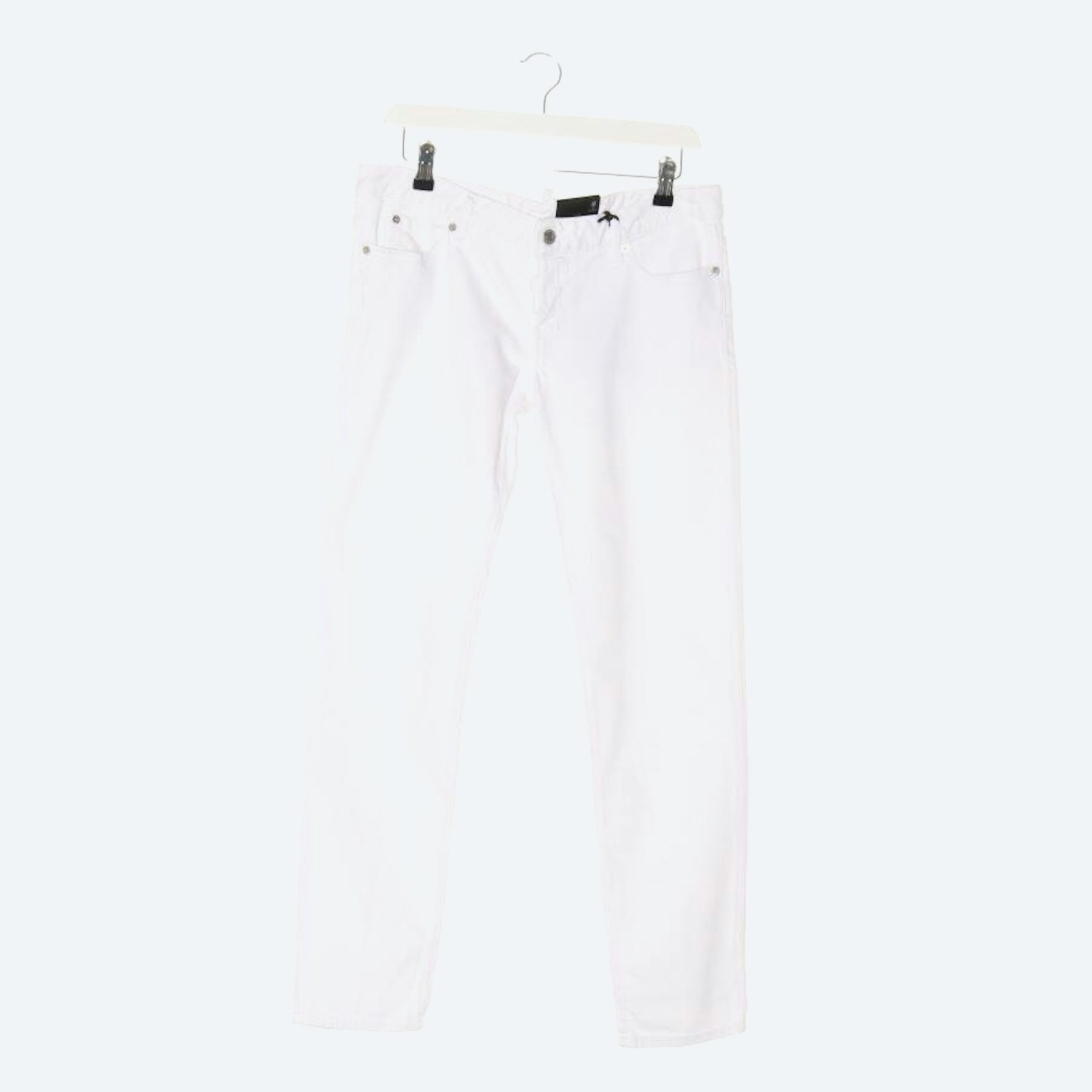 Image 1 of Jeans Boyfriend 38 White in color White | Vite EnVogue