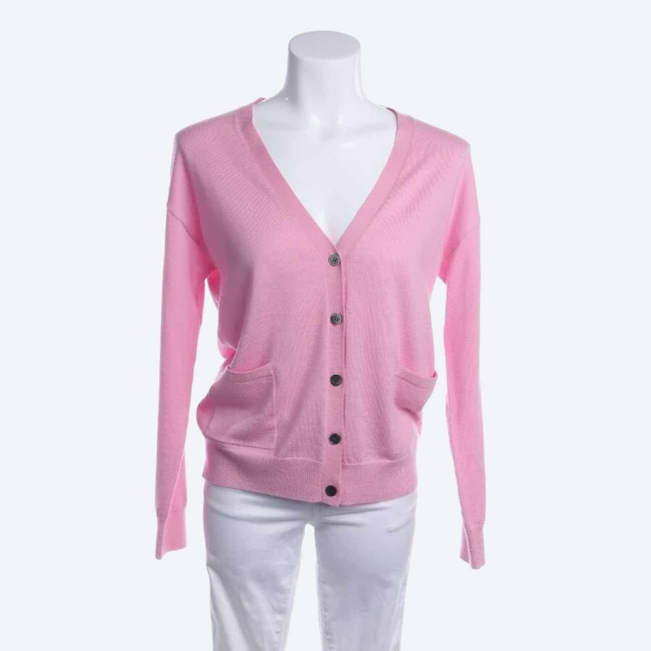 Image 1 of Cashmere Cardigan XS Pink in color Pink | Vite EnVogue