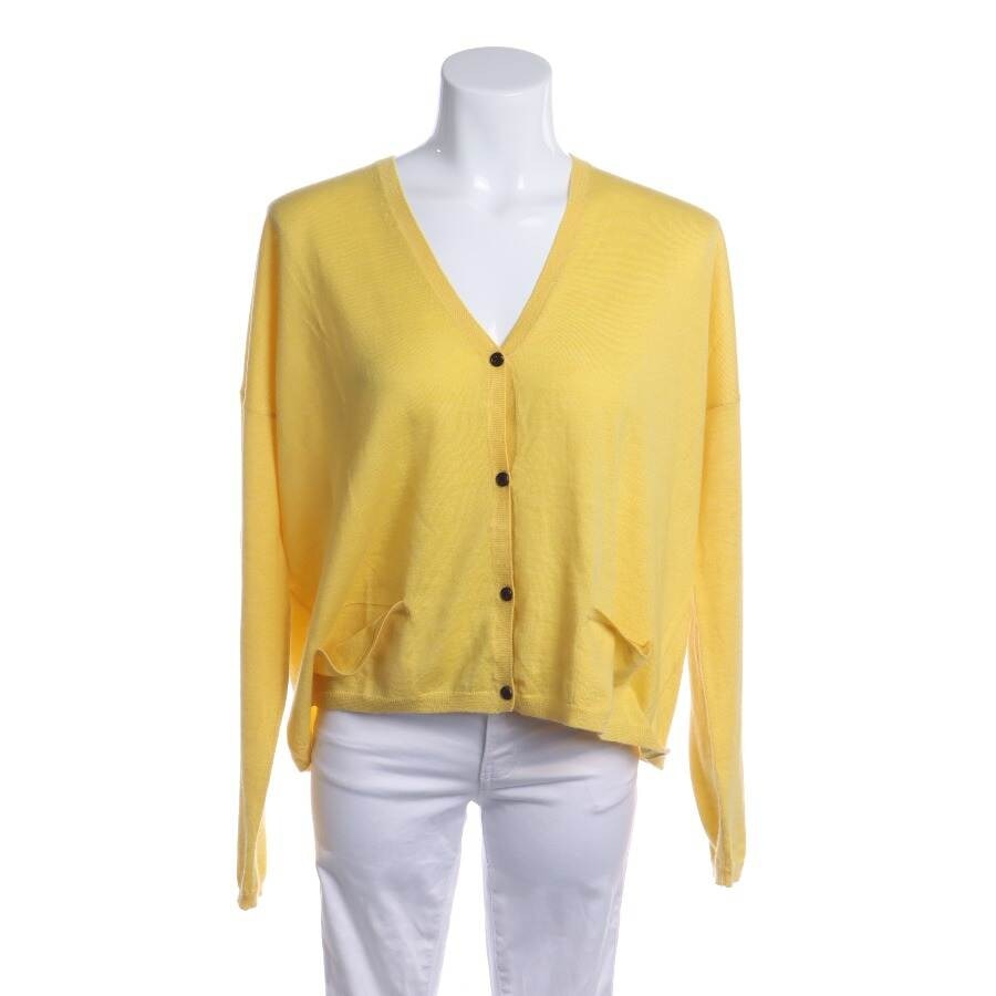 Image 1 of Cashmere Cardigan S Yellow in color Yellow | Vite EnVogue