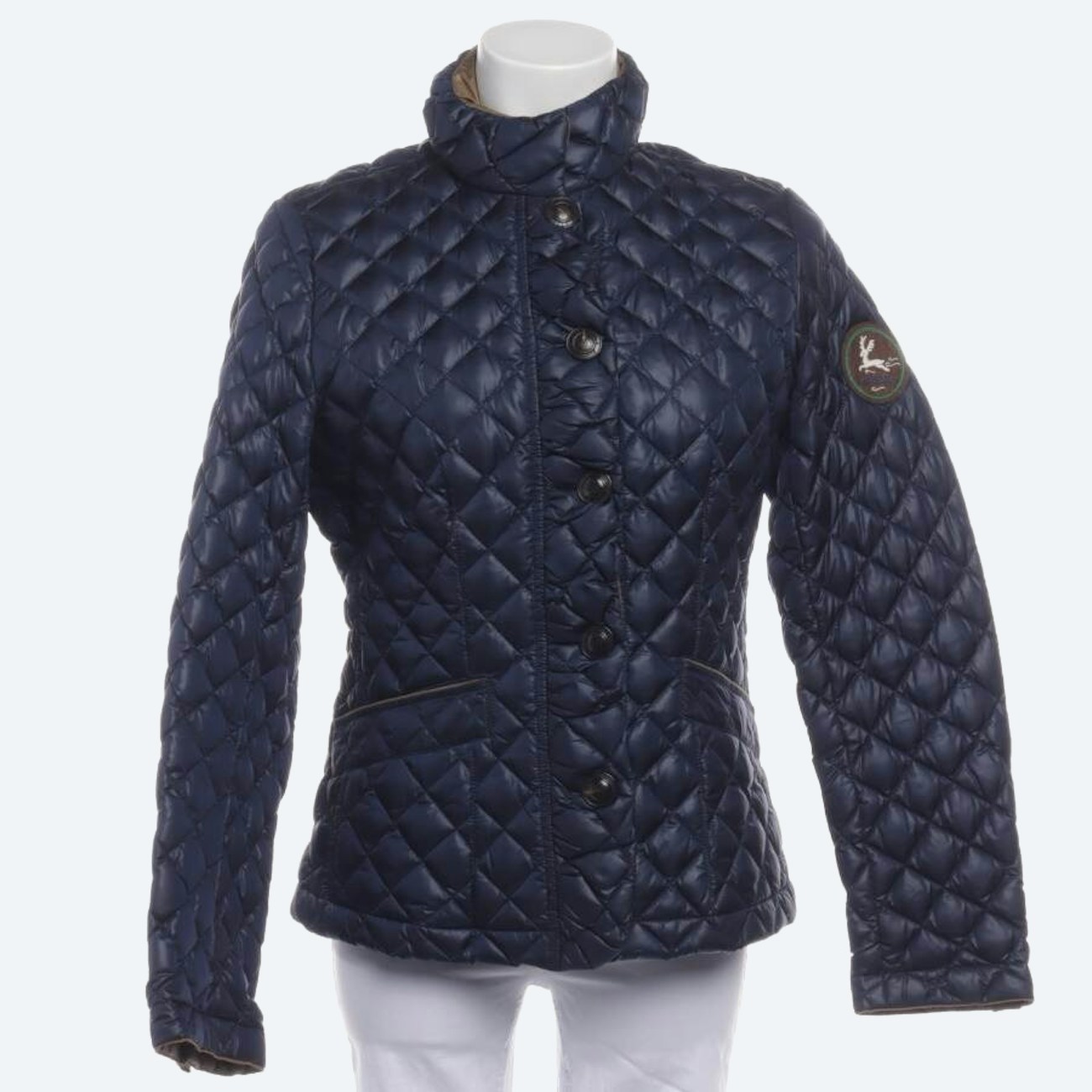 Image 1 of Quilted Jacket 38 Navy in color Blue | Vite EnVogue