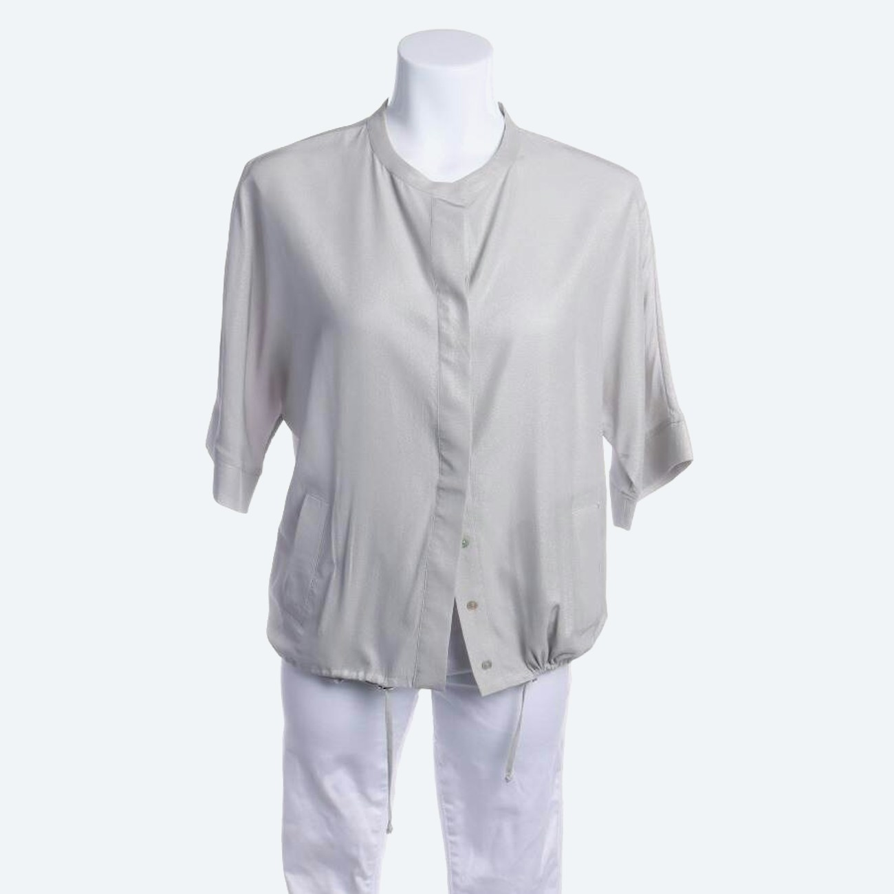Image 1 of Silk Shirt S Light Gray in color Gray | Vite EnVogue