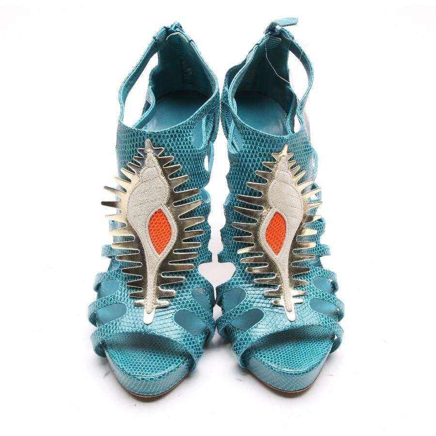 Bild 2 von Sandaletten EUR 40 Türkis in Farbe Blau | Vite EnVogue