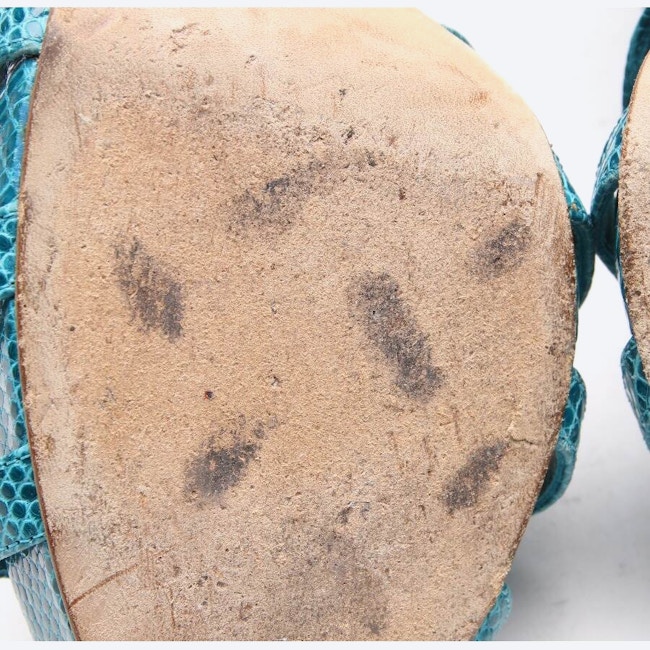 Image 5 of Heeled Sandals EUR 40 Turquoise in color Blue | Vite EnVogue