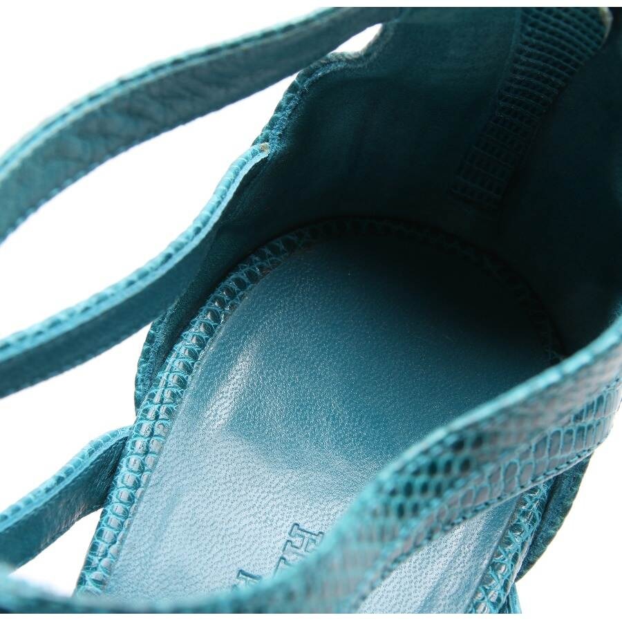 Image 6 of Heeled Sandals EUR 40 Turquoise in color Blue | Vite EnVogue