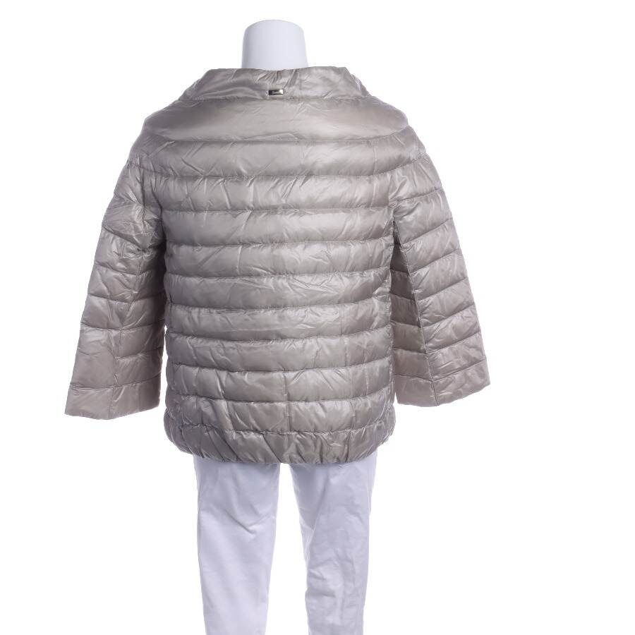 Image 2 of Quilted Jacket 38 Light Gray in color Gray | Vite EnVogue