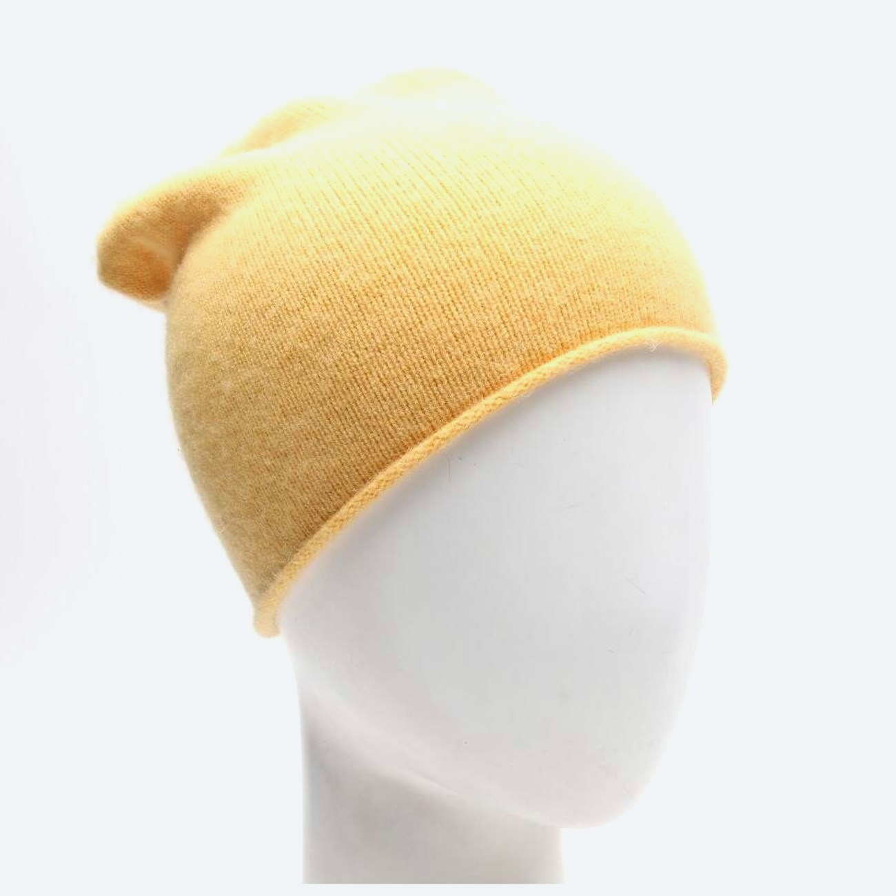 Image 1 of Cashmere Cap Yellow in color Yellow | Vite EnVogue