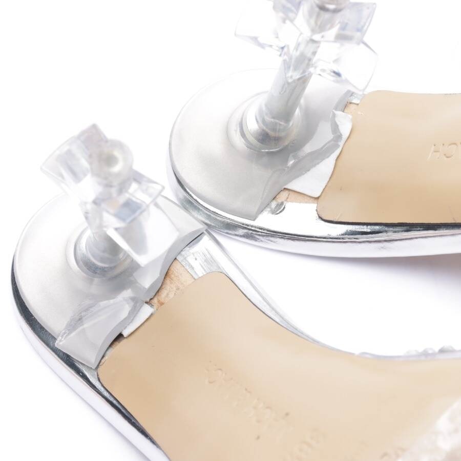 Image 5 of Heeled Sandals EUR 36.5 Transparent in color White | Vite EnVogue