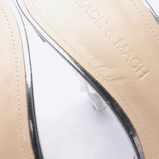 Image 6 of Heeled Sandals EUR 36.5 Transparent in color White | Vite EnVogue