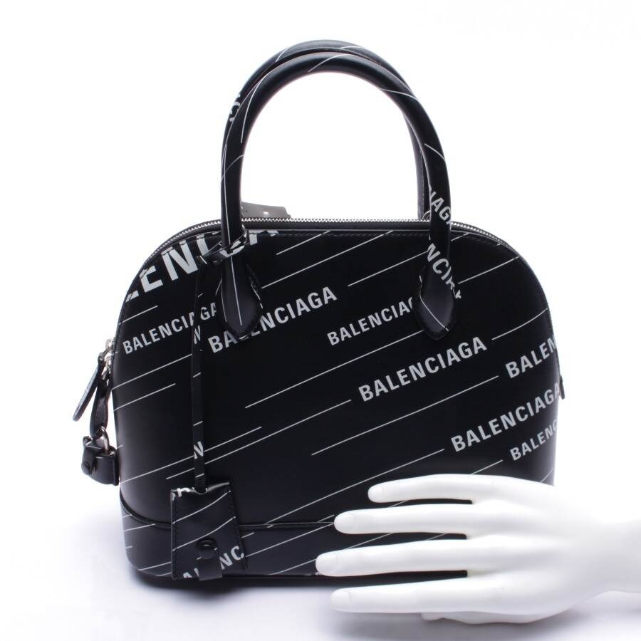 Image 4 of Ville Sma lprint Handbag Black in color Black | Vite EnVogue