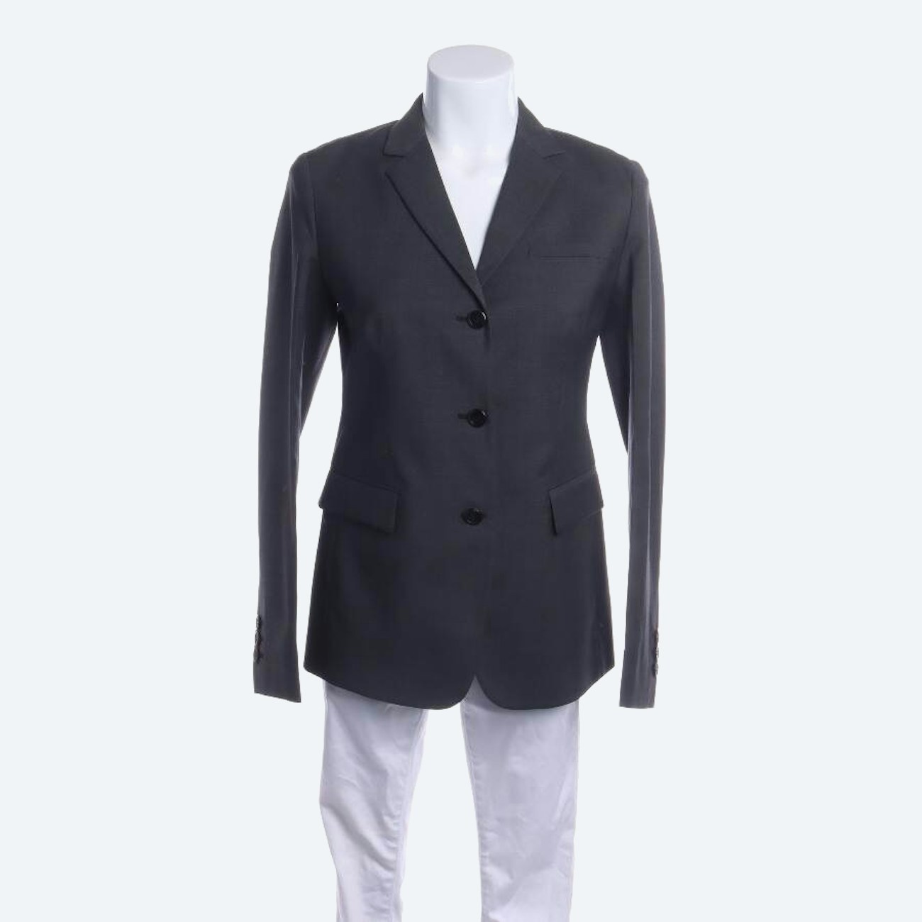 Image 1 of Wool Blazer 34 Gray in color Gray | Vite EnVogue
