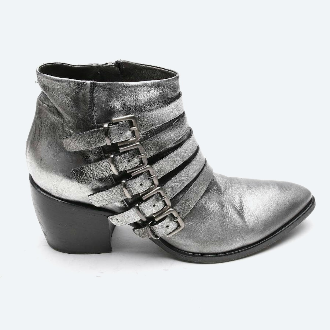 Image 1 of Ankle Boots EUR 40.5 Silver in color Metallic | Vite EnVogue